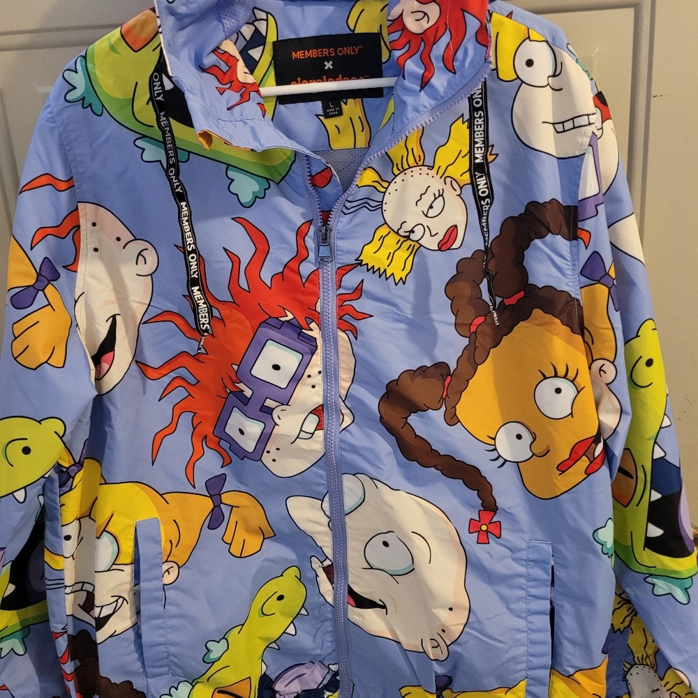 Members Only X Nickelodeon RUGRATS Hoodie Jacket M